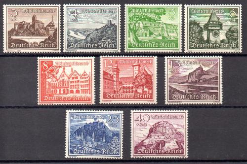 Alemania Imperio Nº Yvert 654/662 Nº Michel 730/38 (*)